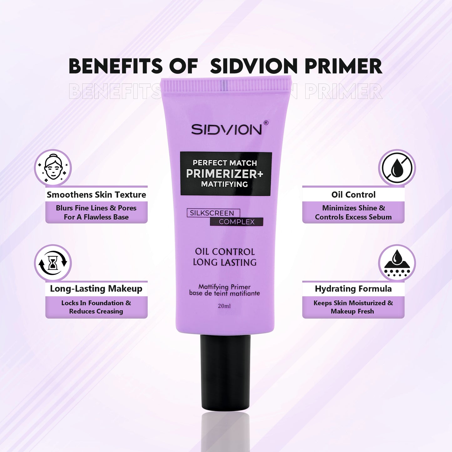Mattifying Primer – Oil Control - Long Stay Makeup Base for All Skin Types Primer