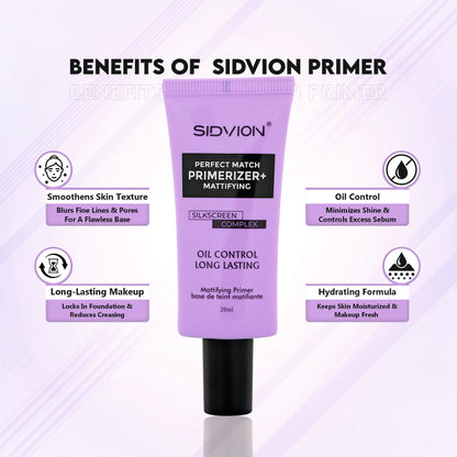 Mattifying Primer – Oil Control - Long Stay Makeup Base for All Skin Types Primer