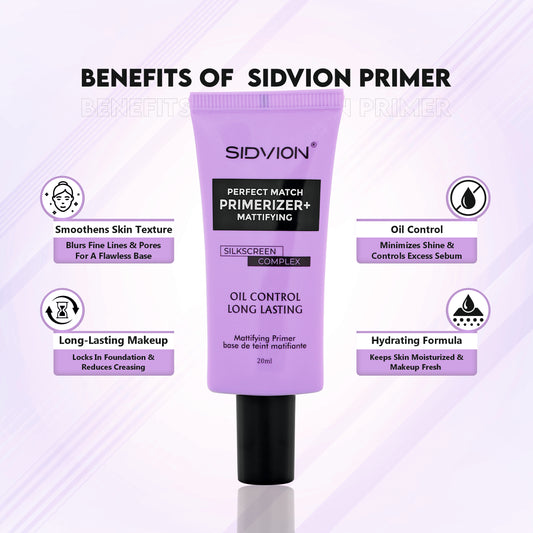 Mattifying Primer – Oil Control - Long Stay Makeup Base for All Skin Types Primer